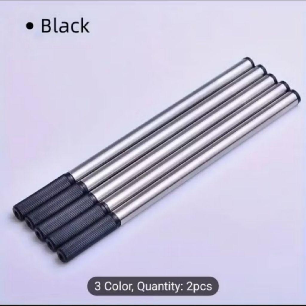 

Refill Pulpen Roller Ball Sign Pen Isi 5 Pcs Warna Hitam