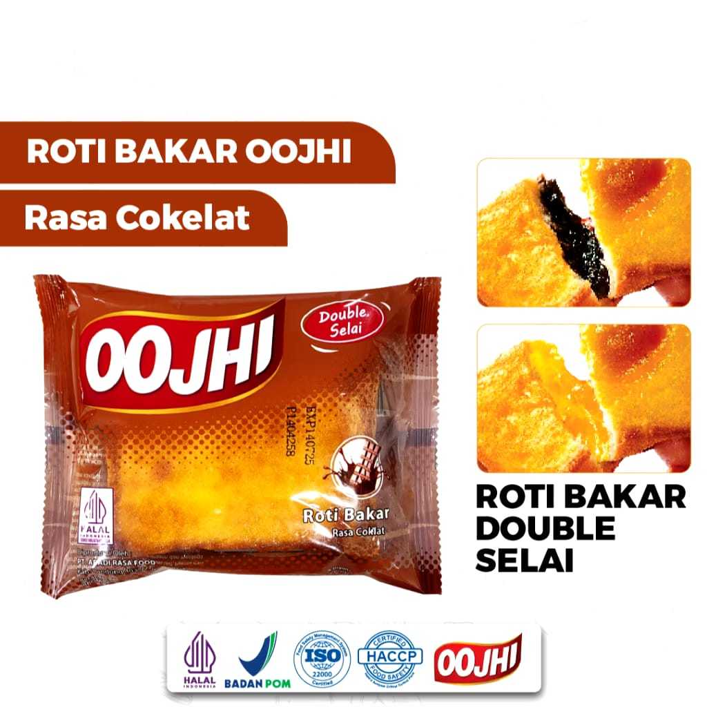 

OOJHI ROTI BAKAR DENGAN 2 VARIAN SELAI KEJU DAN CHOCO 60GR