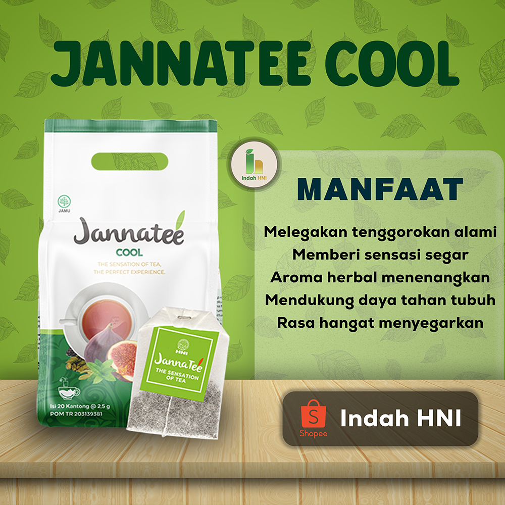 

Jannatee Cool HNI HPAI – Teh Herbal Segar & Nyaman di Tenggorokan