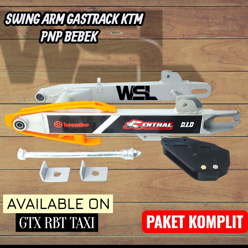 swing arm bebek pnp honda blade supra, swing arm gtx rbt taxi model gestrack up