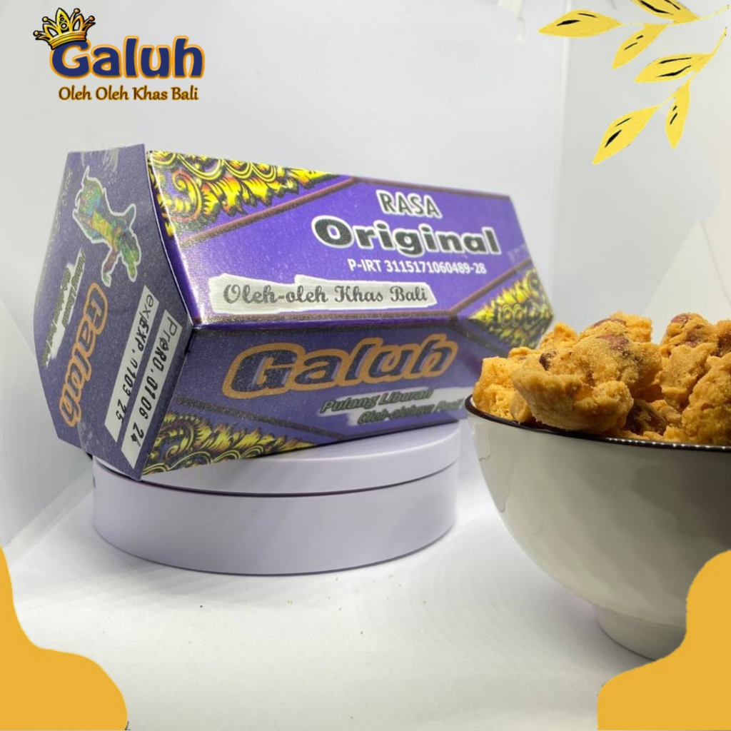 

Kacang Disco Galuh Box 200g – Oleh Oleh Khas Bali, Rasa Original, Camilan Renyah Halal