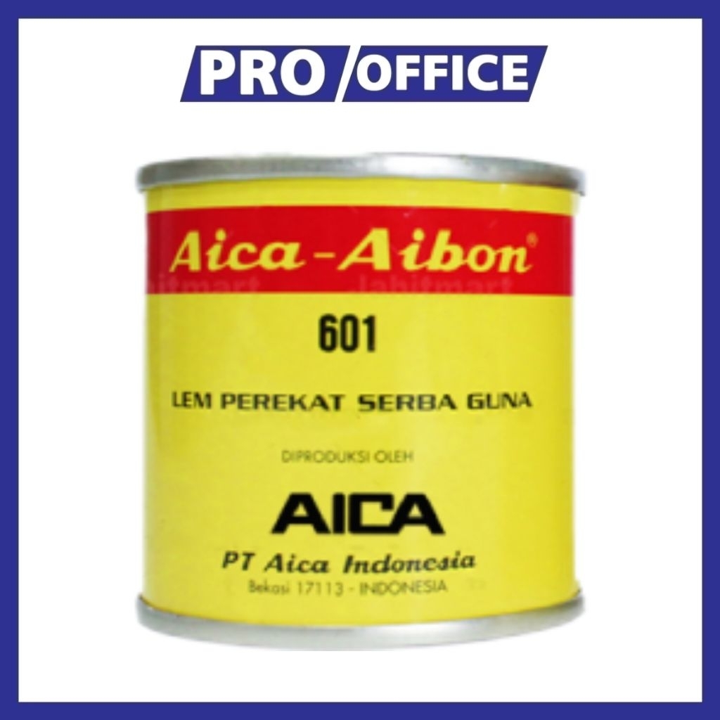 

ProOffice - Aica Aibon Lem Perekat Serbaguna Kaleng Kecil – Lem Kertas, Kayu, Kulit, Serbaguna