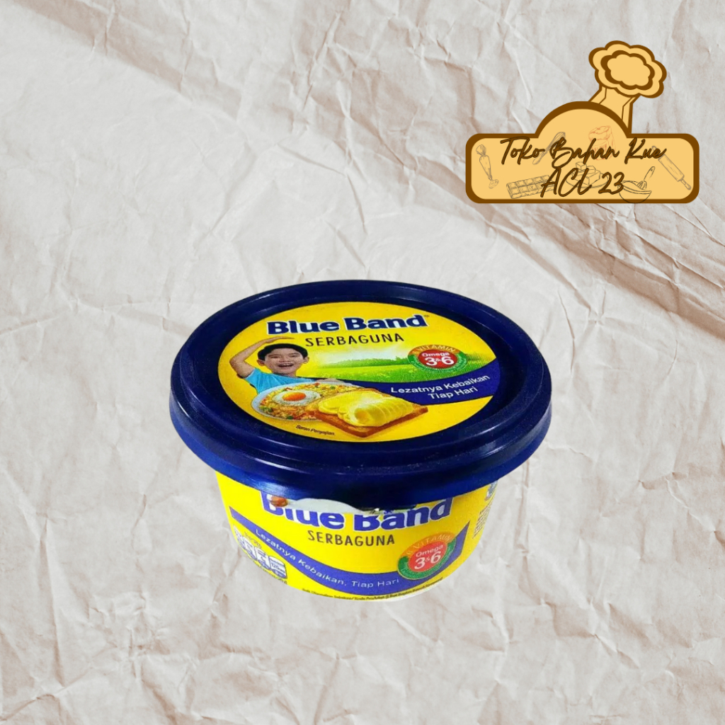 

Blueband Serba Guna 250gr/Mentega Blueband/Mentega Kuning Blueband/Margarin Blueband Cup 250gr