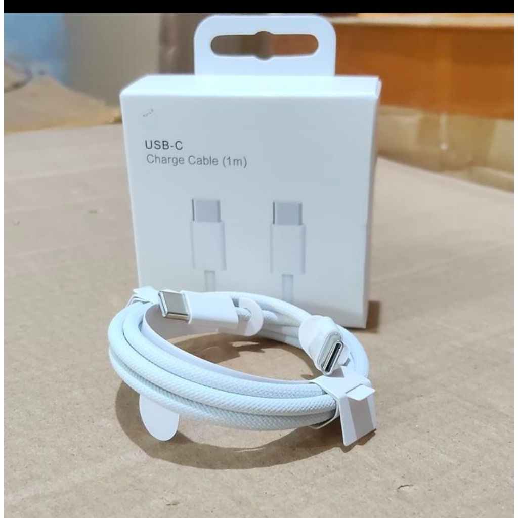 Kabel Data iphon15/Pro/Max Usb-C To C Support Fast Charging 60W