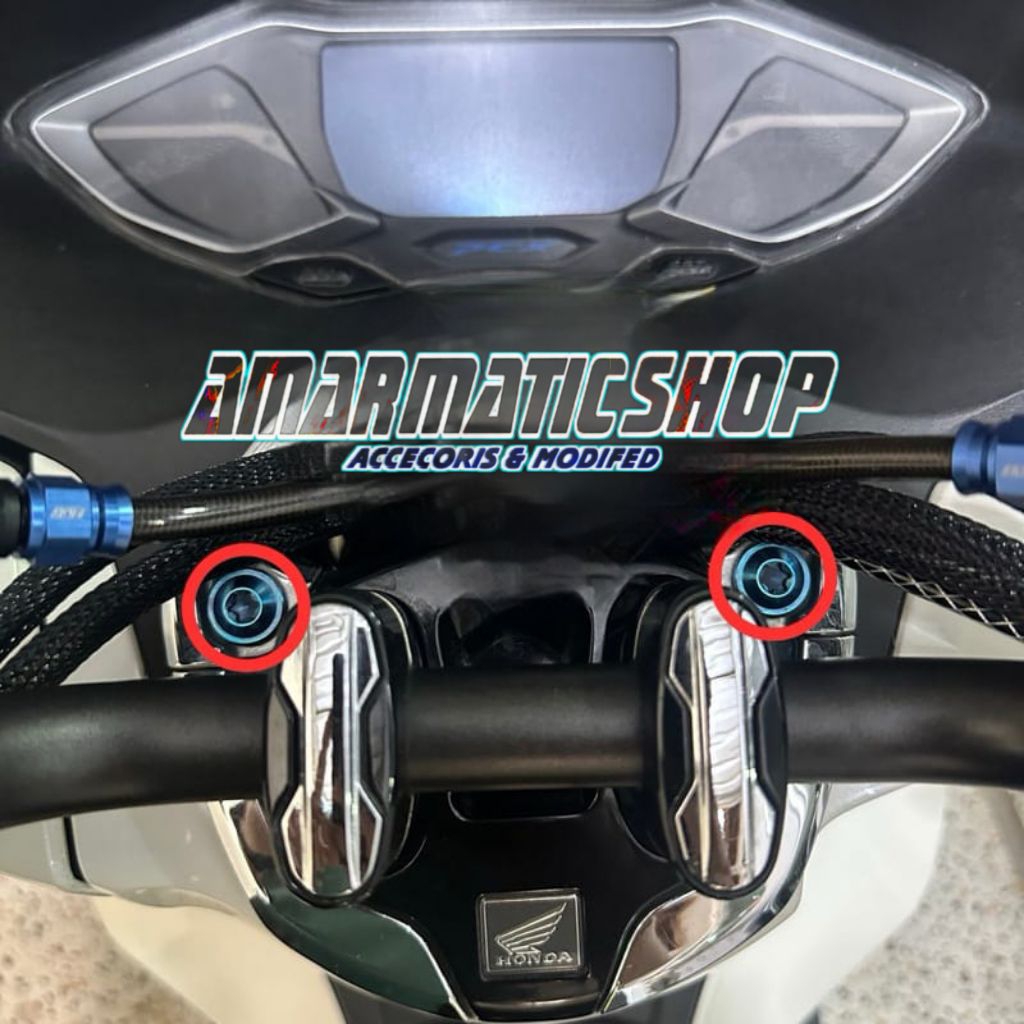 baut titanium cover stang pcx 150/160 original Vietnam (2) baut