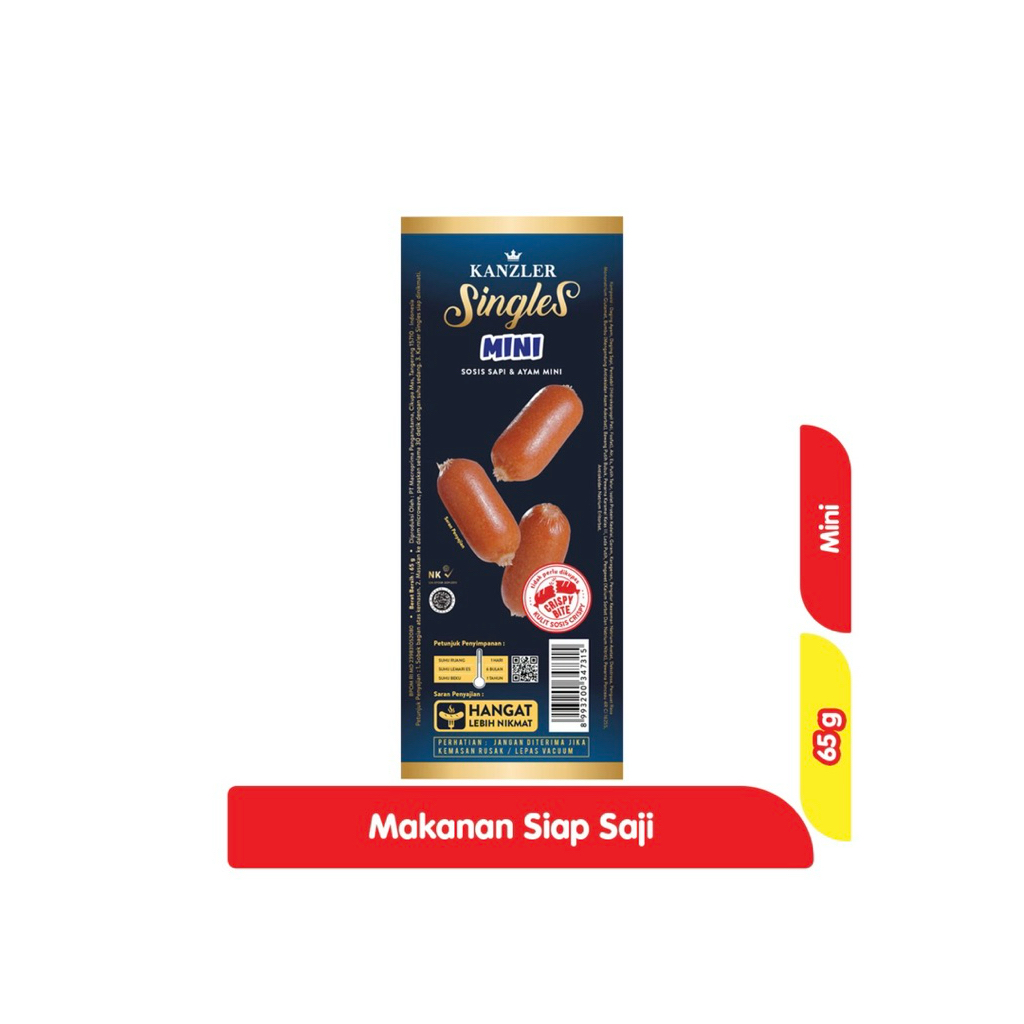 

KANZLER Singles Sosis Sapi & Ayam Mini 65 g
