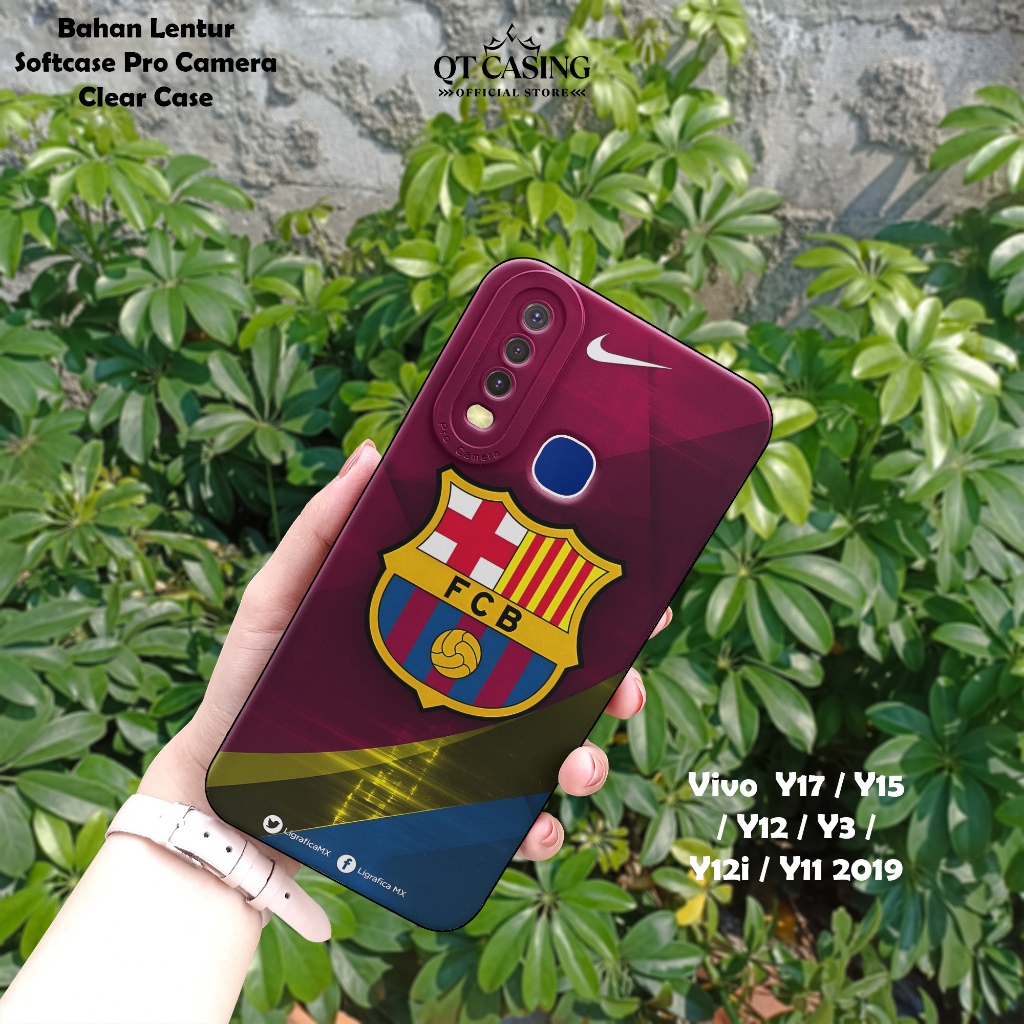Case For Vivo Y17 / Y15 / Y12 / Y3 / Y12i / Y11 2019 – Casing Motif Barca Bola - Softcase Pro Camera