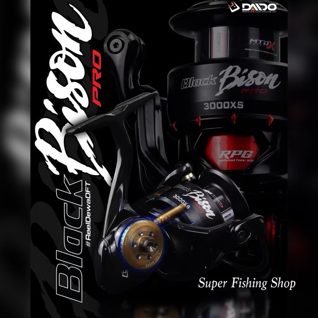REEL DAIDO BLACK BISON PRO TERBARU