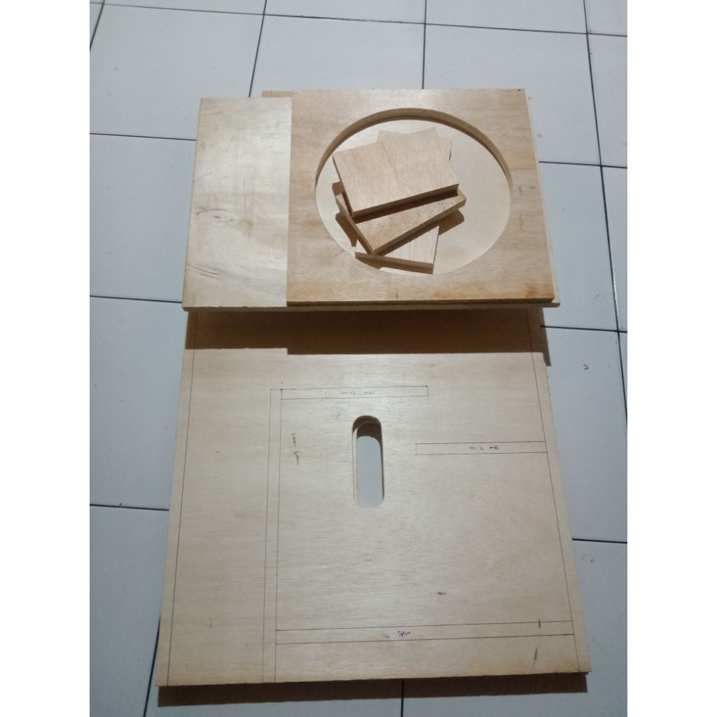 Potongan Box Miniscoop 12 Inch Single Bahan 15mm