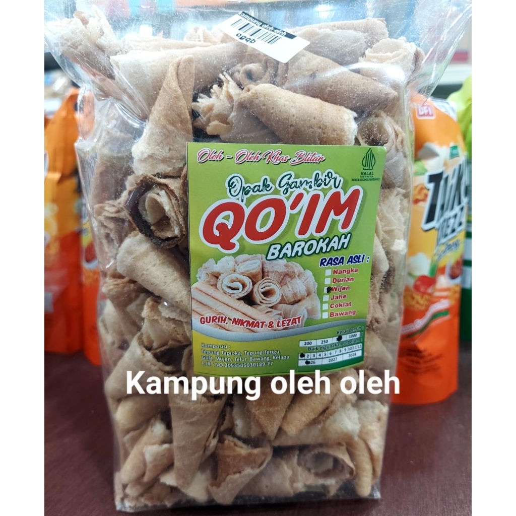 

Opak gambir rasa wijen 500gram