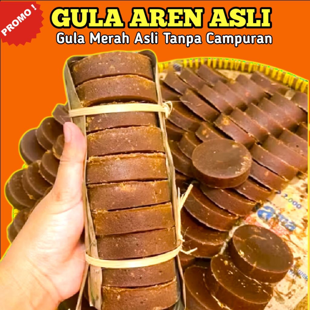 

Gula Aren Asli - 10 Gandu Termurah / Gula Kawung Asli 100% Tanpa Bahan Pengawet / Gula tradisional