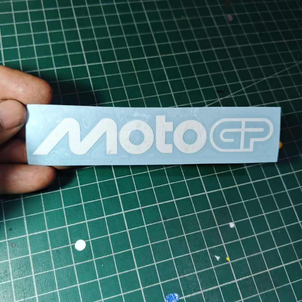 Stiker Logo MotoGP Sticker Cutting Mobil Motor