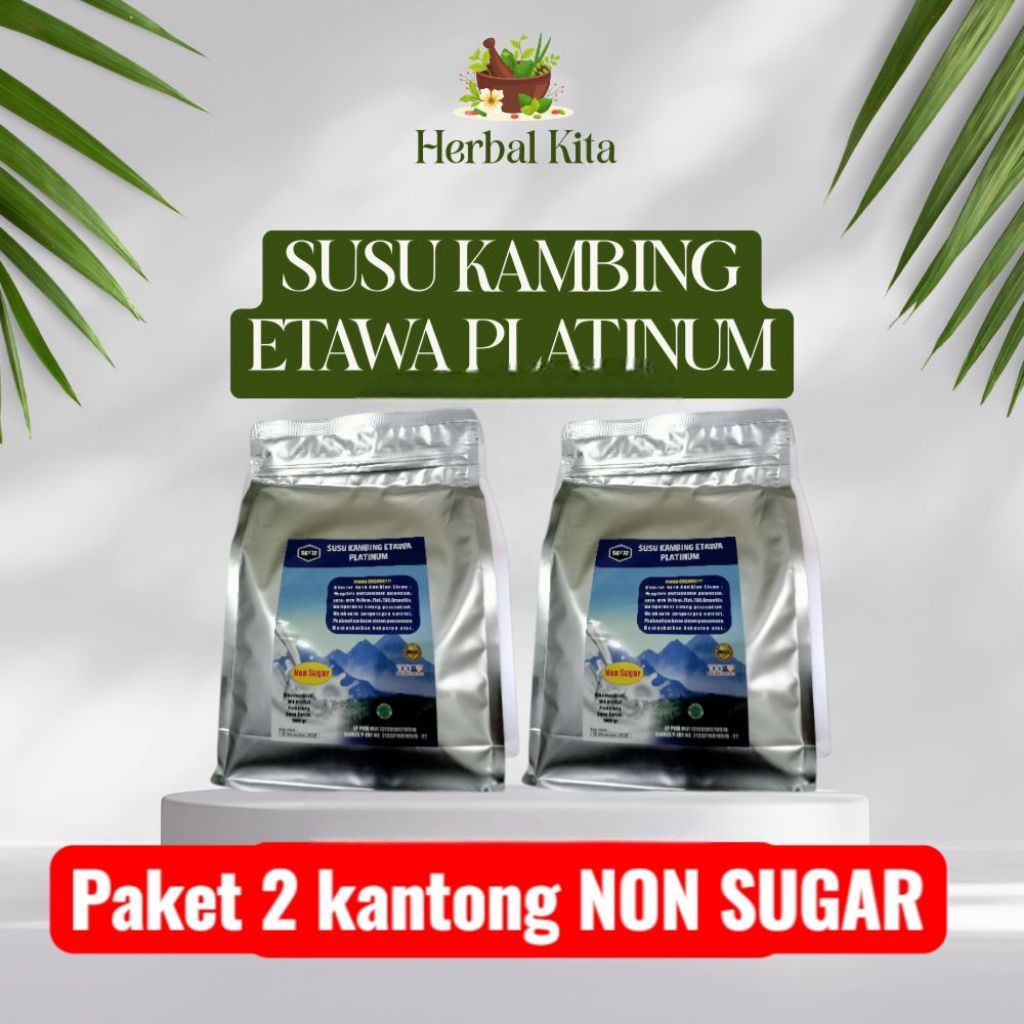 

PAKET 2 KANTONG SUSU KAMBING ETAWA PLATINUM SK77 NON SUGAR