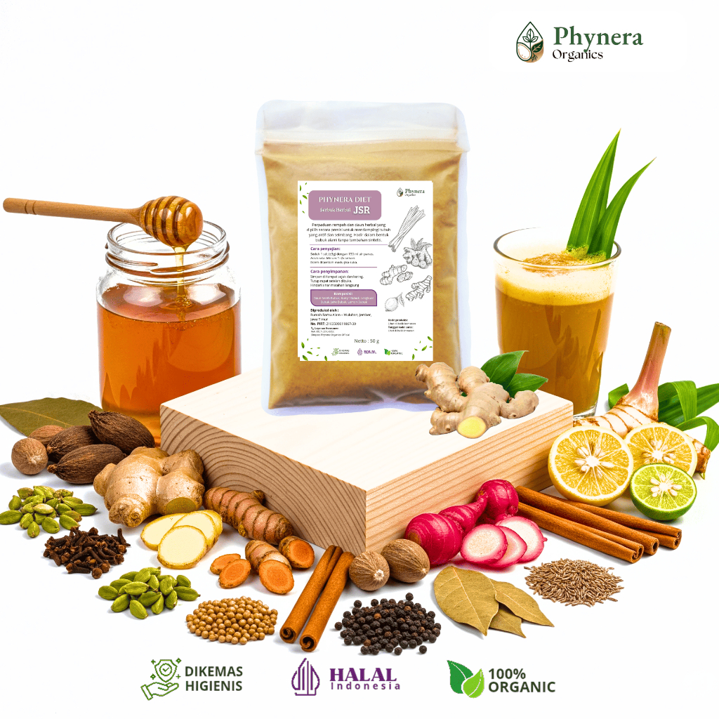 DIET HERBAL JSR DETOX JSR REMPAH JSR JAMU JSR MINUMAN DETOX SEHAT JSR by PhyneraOrganics