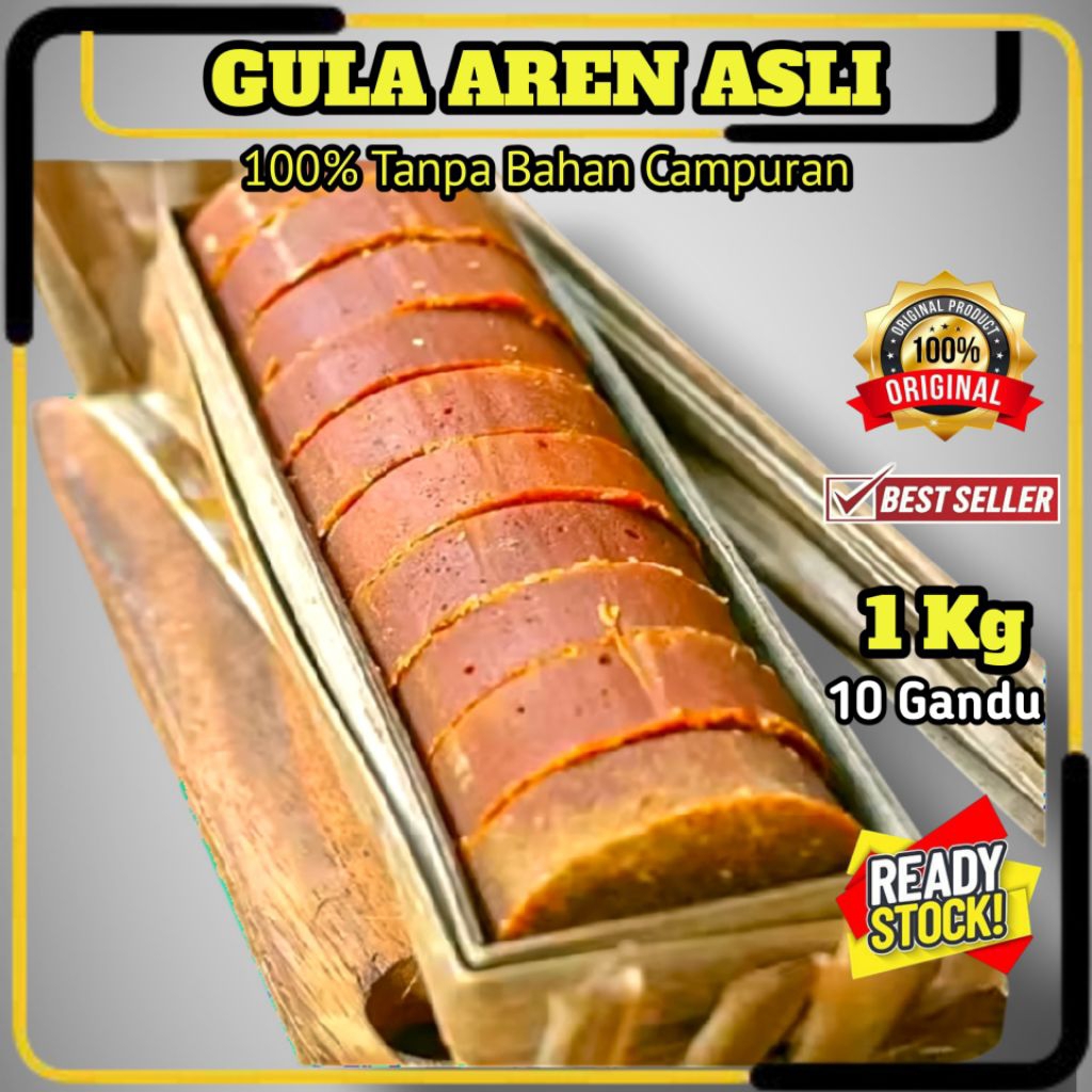 

Gula Aren Asli 100% / Gula Merah Kawung Tanpa Campuran / Termurah
