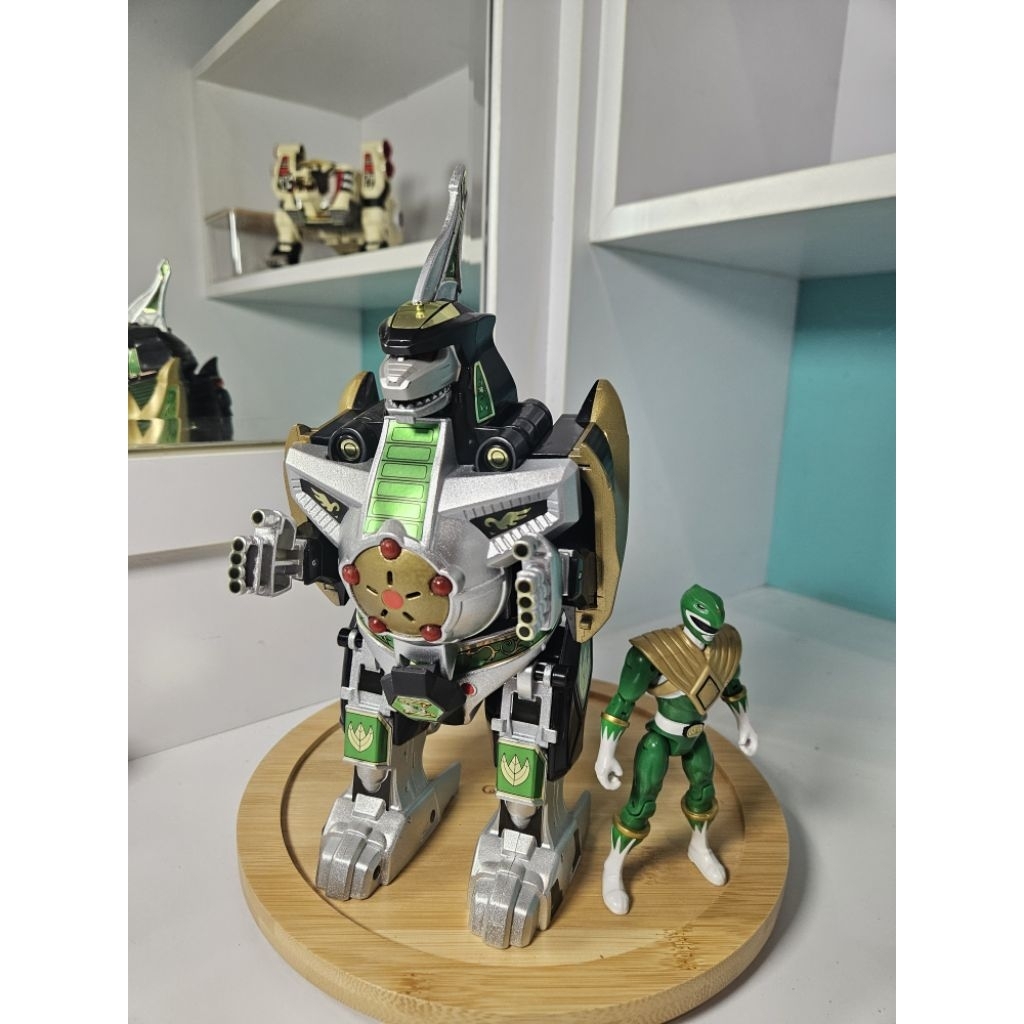 DX Power Rangers Dragonzord MMPR Bandai (Tanduk, ujung ekor,dan part penutup bagian depan RECAST ) K