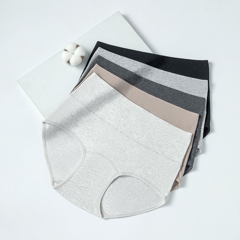 KS160 Celana Dalam Wanita CD Pinggang Tinggi Katun Nyaman CD Bernapas Lembut