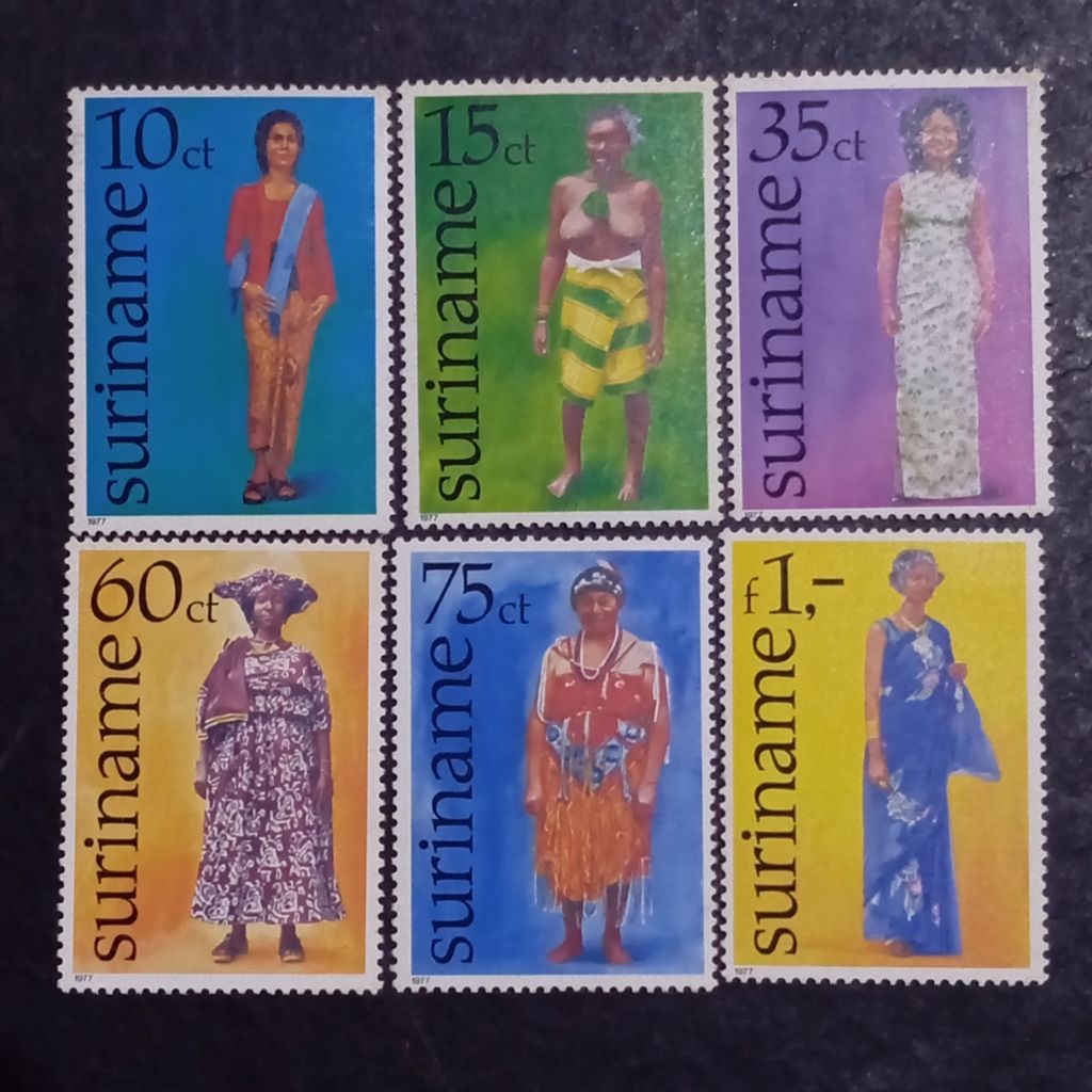 

Prangko Suriname 1977 Surinam Costumes (Complete set)