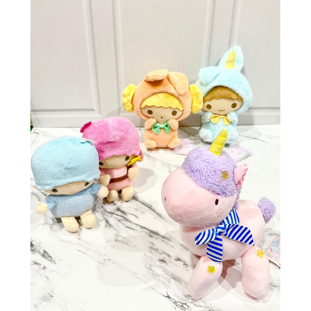 Boneka Plushie Sepasang Kiki Lala Bunny, Sepasang Kiki Lala Retro, Kuda Kiki Lala Sanrio