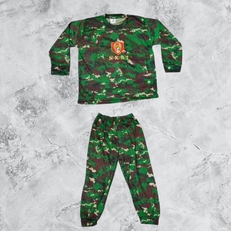 baju anak laki laki perempuan loreng NKRI // setelan anak laki laki perempuan loreng NKRI