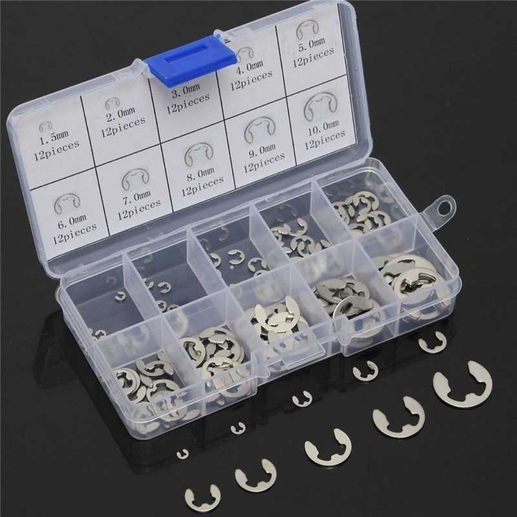 

E-Clip External Retaining Ring Assortment Kit 120PCS - JR20