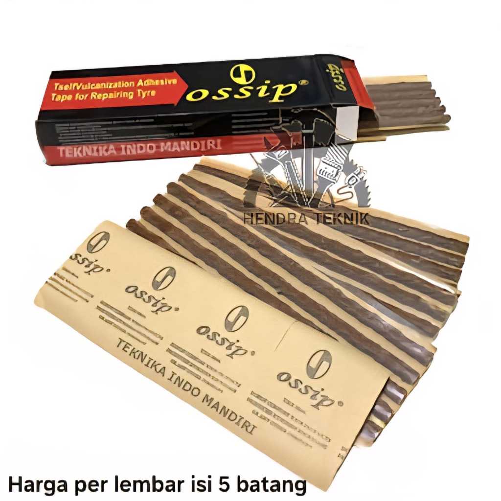 ISI TUBELESS OSSIP REFILL KARET TAMBAL BAN TUBELESS ISI 5 PCS CACING CUBLES