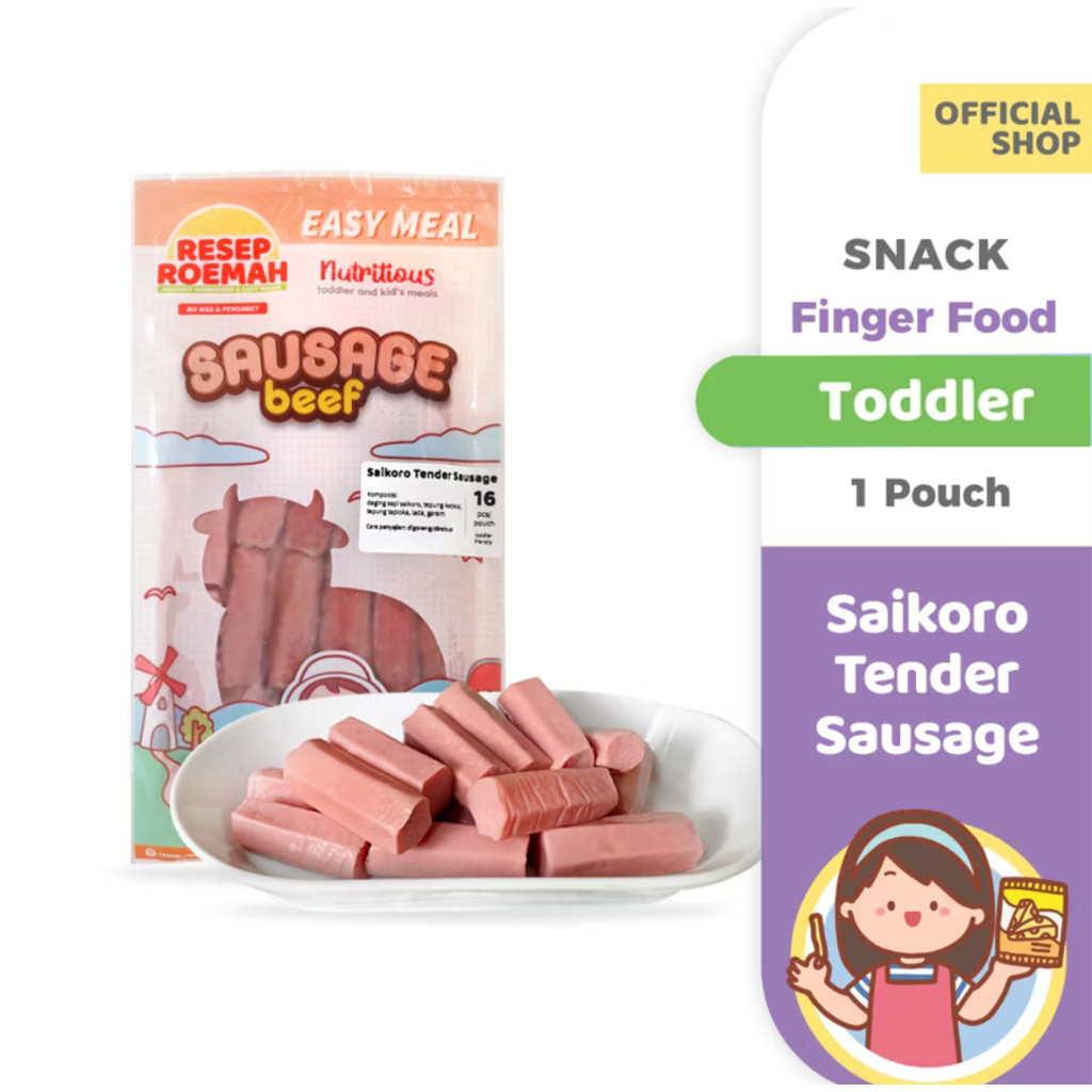 

RESEP ROEMAH / Saikoro & Chicken Tender Sausage / Sosis Saikoro & Ayam / Kids Healthy Frozen Food / No MSG & Pengawet