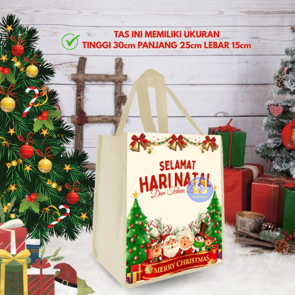 

Tas READY STOCK Natal / Bingkisan Natal BISA BELI SATUAN Tas Kain Spunbond Natal Merry Christmas / Goodiebag Natal / Tas Natal Tenteng Spunbond / GOODIE BAG MOTIF NATAL / BINGKISAN NATAL / GODDIE BAG NATAL SOUVERNIR KADO NATAL