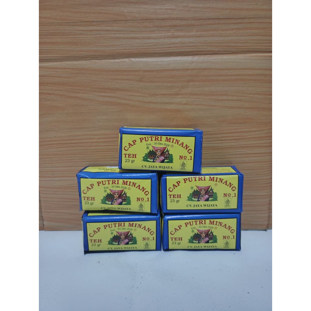 

(5 pcs) Teh Cap Putri Minang 23g