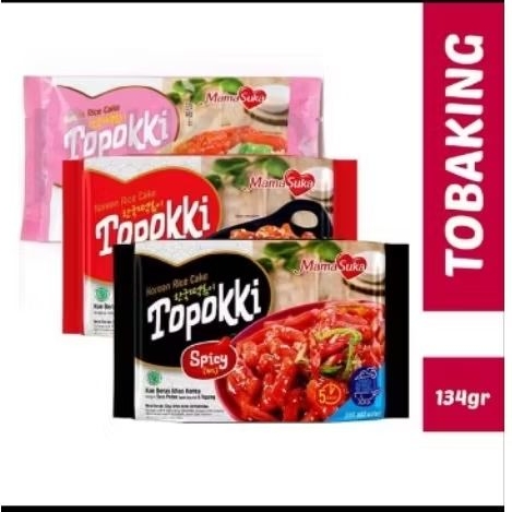 

TOPOKKI Instan Korea Rice Cake MamaSuka TOPOKKI HALAL 134gr TOPOKKI MamaSuka korean