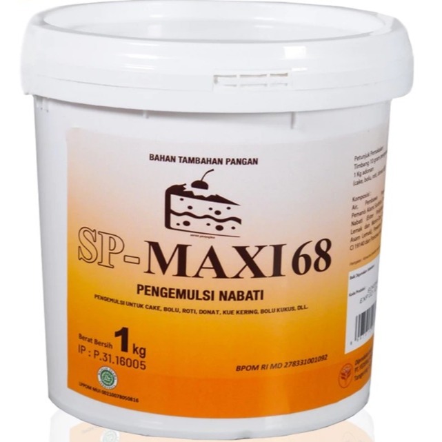 

SP Maxi 68 1kg - Bakerline SP Pengembang Kue / Pengemulsi Nabati Nabati / Cake Emulsifier