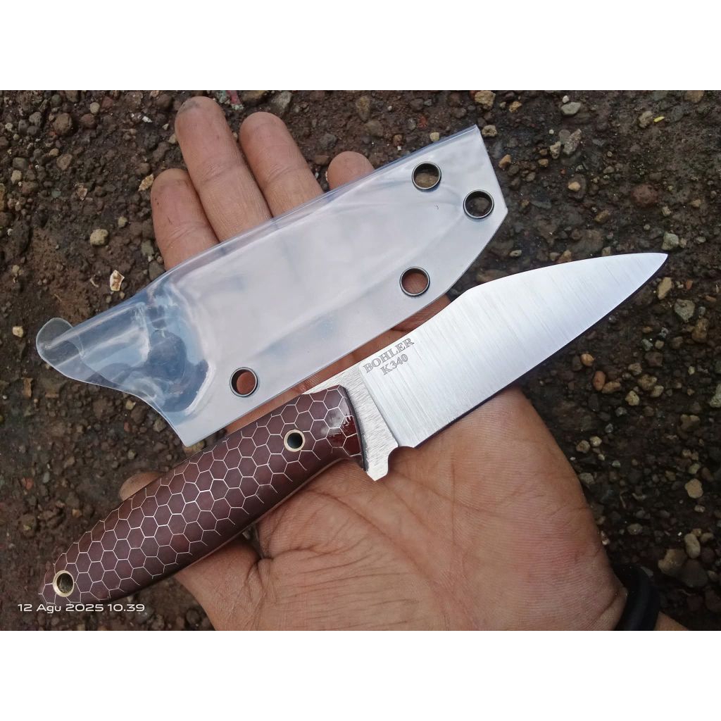 Pisau Bushcraft / Camping Bohler K340