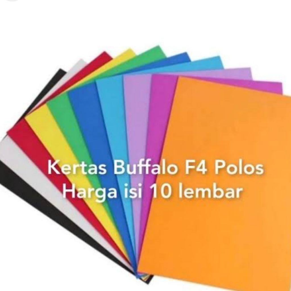 

KERTAS BUFFALO F4 POLOS 1PAK 10PCS
