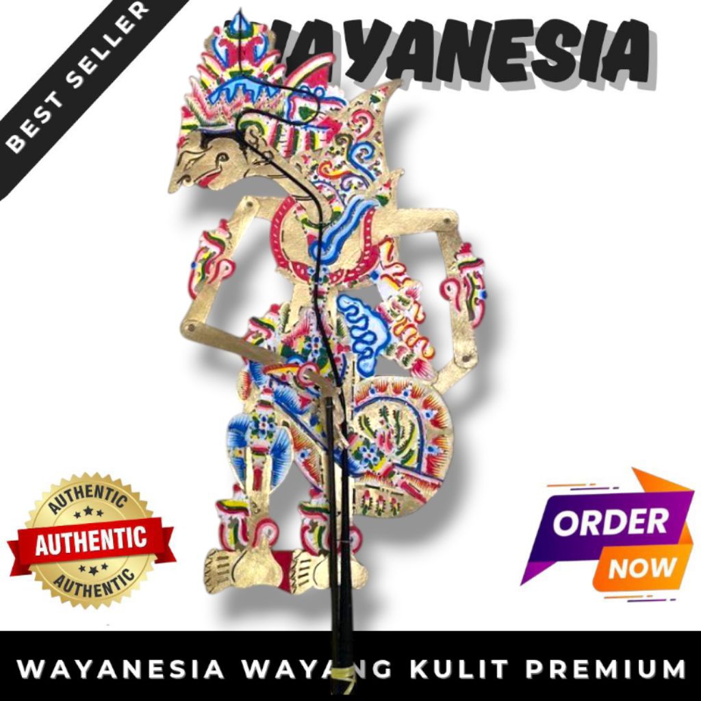 WAYANG KULIT ASLI RAMA UKURAN STANDAR
