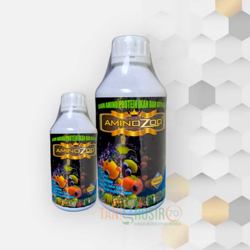 Pupuk Asam Amino AMINOZOO @ 1000 ml – Nutrisi Asam amnio terbaik terbuat dari sisik ikan dan kitosan
