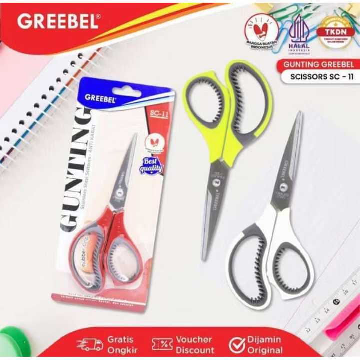 

( 1 BIJI ) GREEBEL GUNTING SC-10/GUNTING TAJAM/GUNTING KERTAS/GUNTING ANTI KARAT