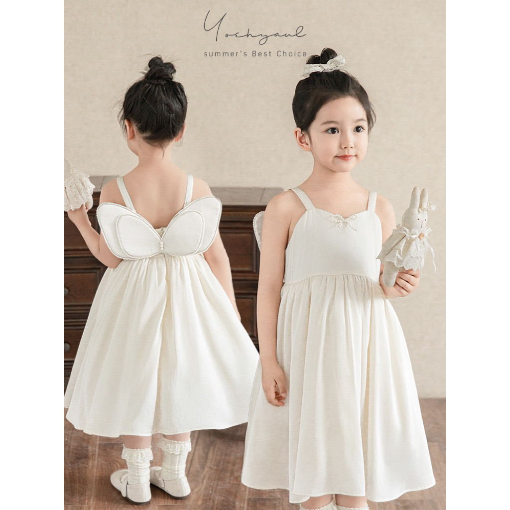 Bebe Nana Butterfly dress / dress anak perempuan korea kupu kupu sayap peri