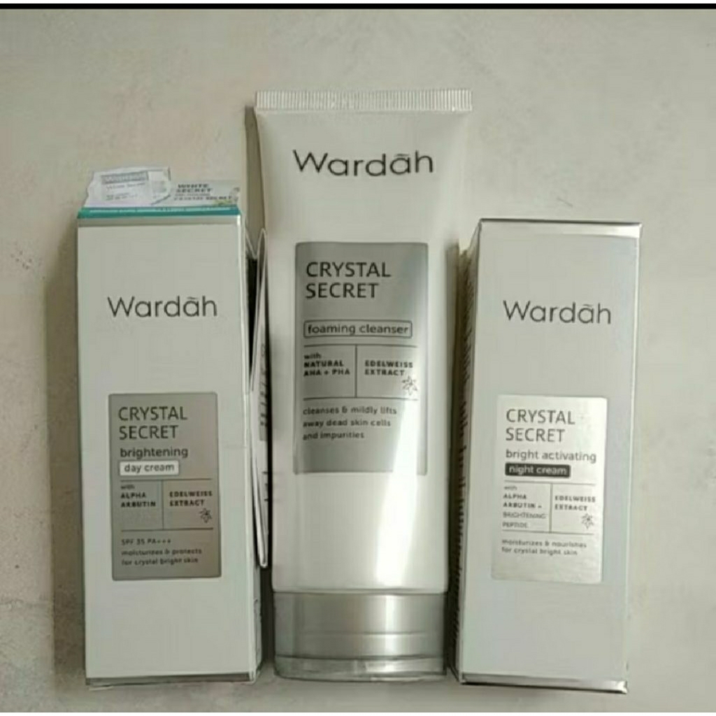 PAKET WARDAH WHITE SECRET SERIES - KOMPLIT TERLENGKAP READY STOK