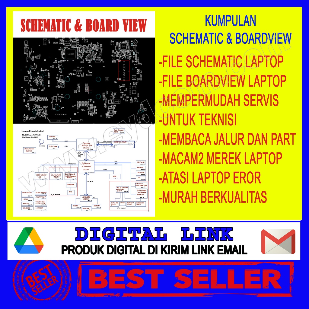 SCHEMATIC DAN BOARDVIEW LAPTOP PREMIUM KUMPULAN RIBUAN SKEMA MEREK DAN TIPE LEKTOP UNTUK TEKNISI