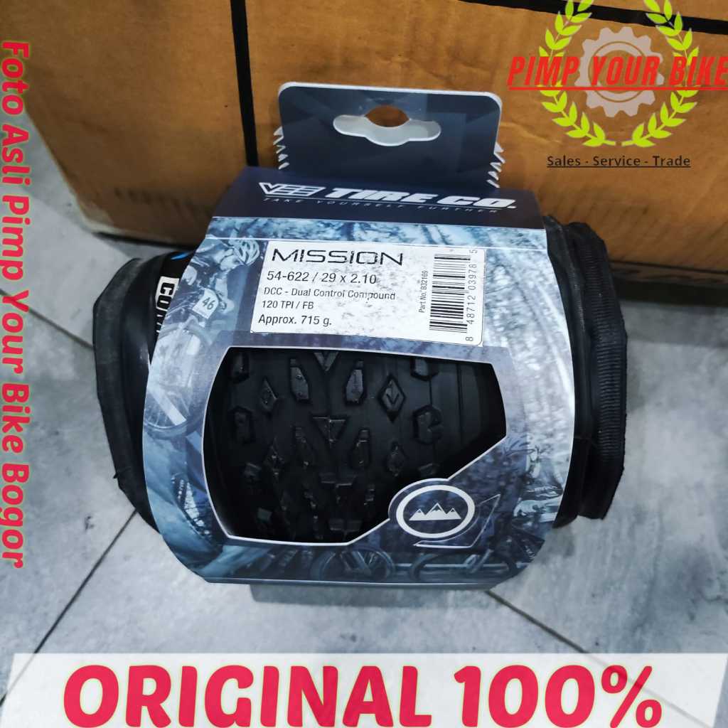 Vee Tire Mission 29 x 2.10 XC Dual Compound TR Tubeless Veetire not ardent aspen