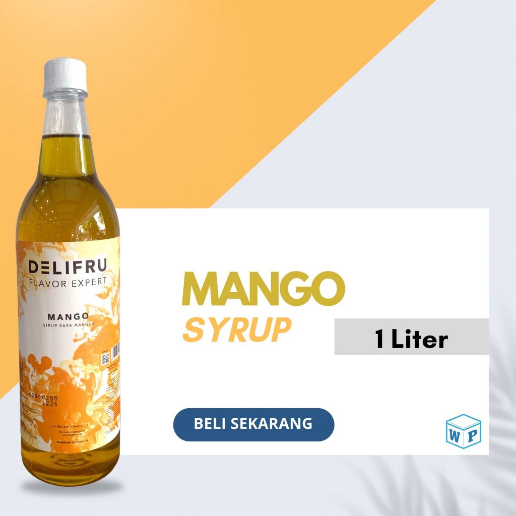 

Delifru Syrup MANGO 1 Liter - Sirup MANGGA Premium