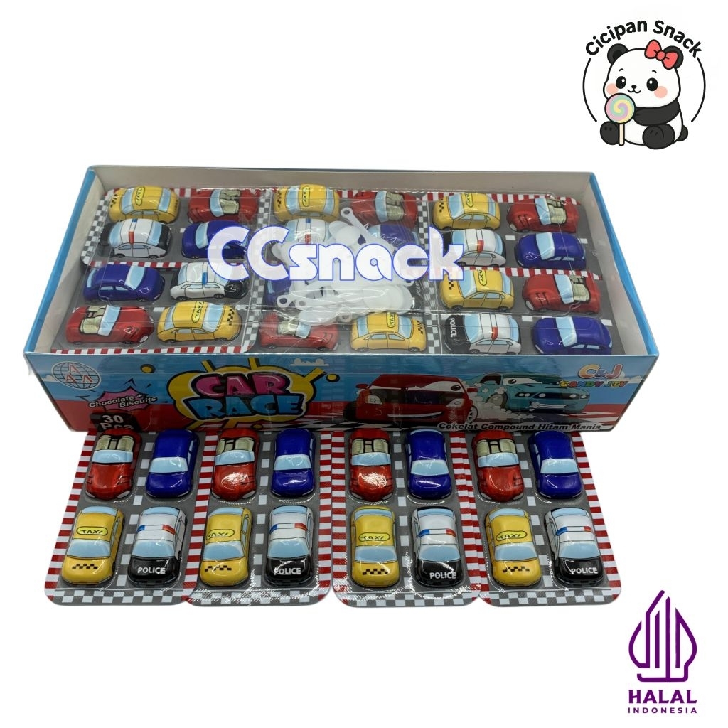 

C&J CAR RACE COKELAT BOX ISI 30