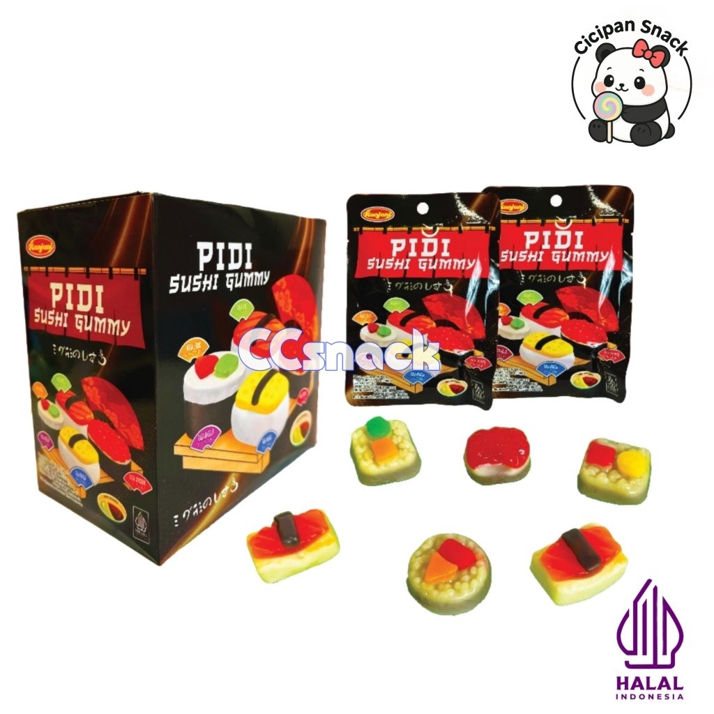 

RANJANI PIDI SUSHI GUMMY BOX ISI 12