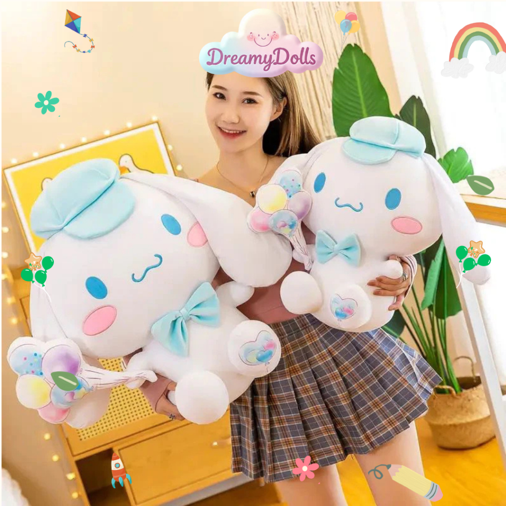 DreamyDoll's Boneka Cinnamoroll Balon Lucu Imut Bahan Halus Lembut