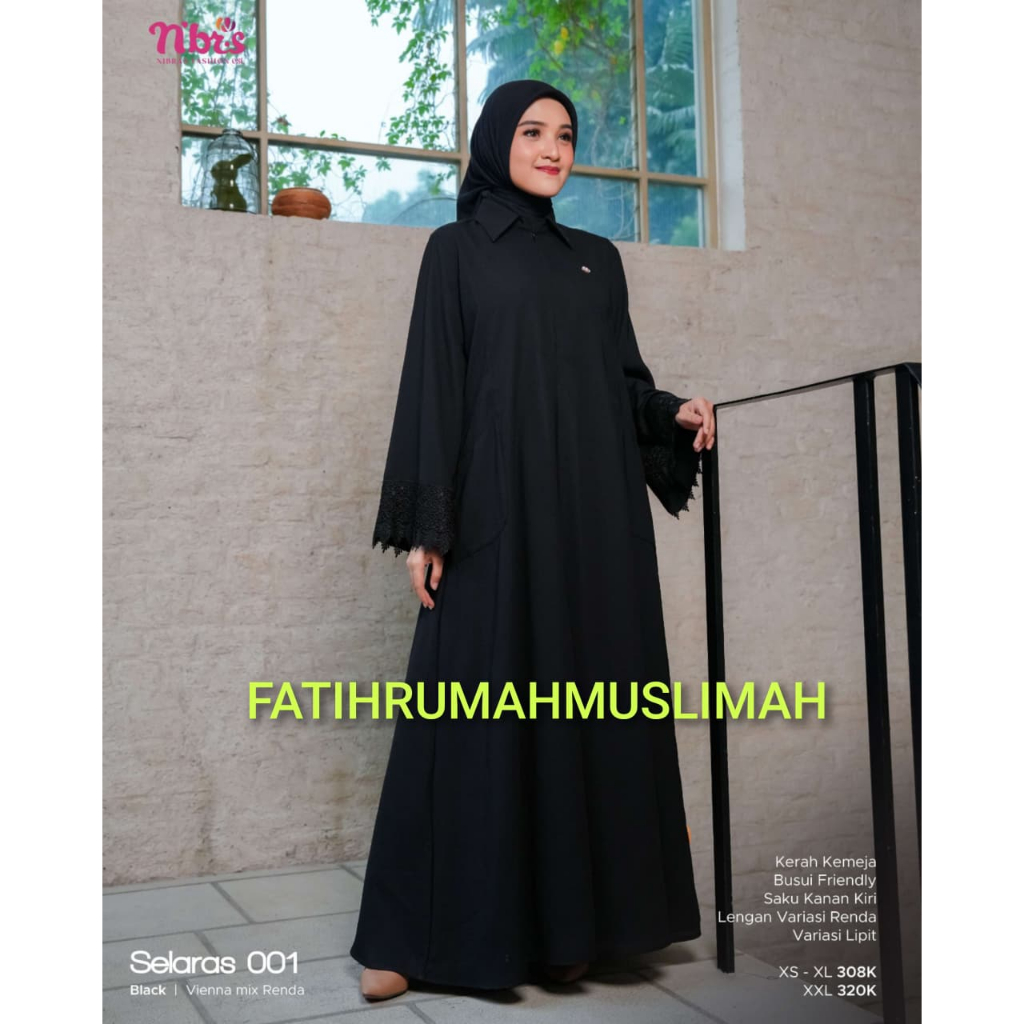 NEW / TERBARU / NIBRAS / GAMIS DEWASA / GAMIS NIBRAS / GAMIS / SELARAS 001 / SELARAS 001 / NIBRAS GA