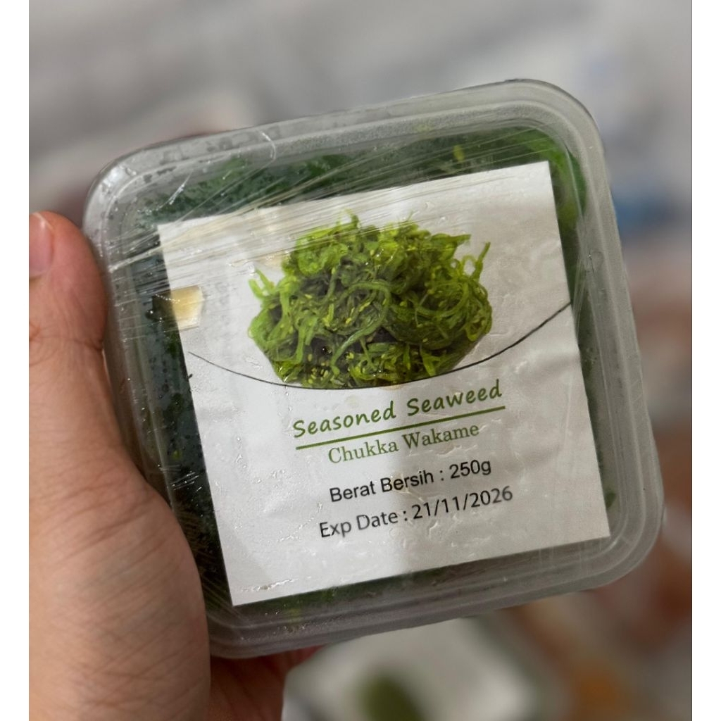 

SEAWEED SALAD CHUKKA WAKAME 250G – RUMPUT LAUT JEPANG SIAP SAJI