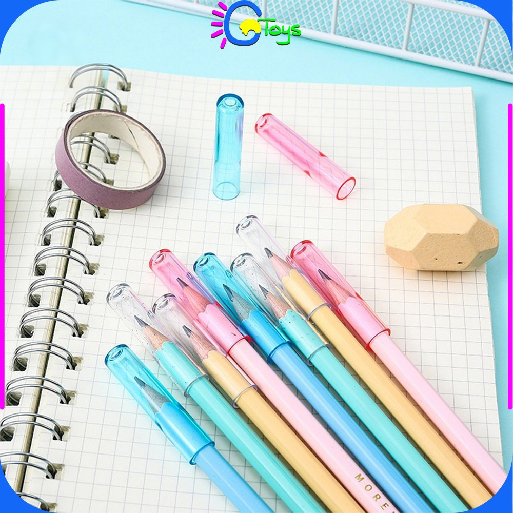 

CR-A124 Tutup Pelindung Pensil Isi 6CPS Warna Warni / Penutup Ujung Pensil Transparan Anti Patah / Tutup Pensil Anak Sekolah