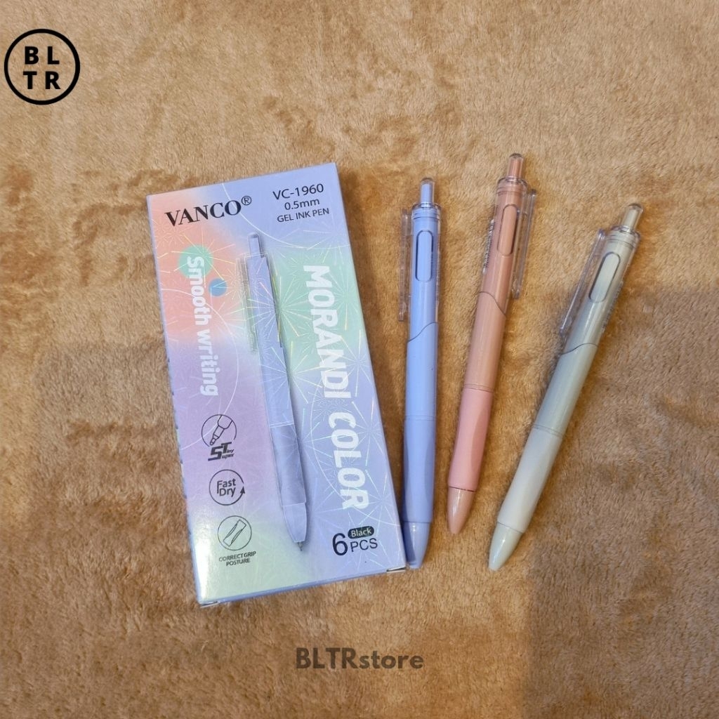 

PAK//VANCO MORANDI COLOR 0.5MM(VC1960)/PEN MEKANIK/PEN HITAM/TINTA HITAM/PEN PASTEL/NEW ORIGINAL