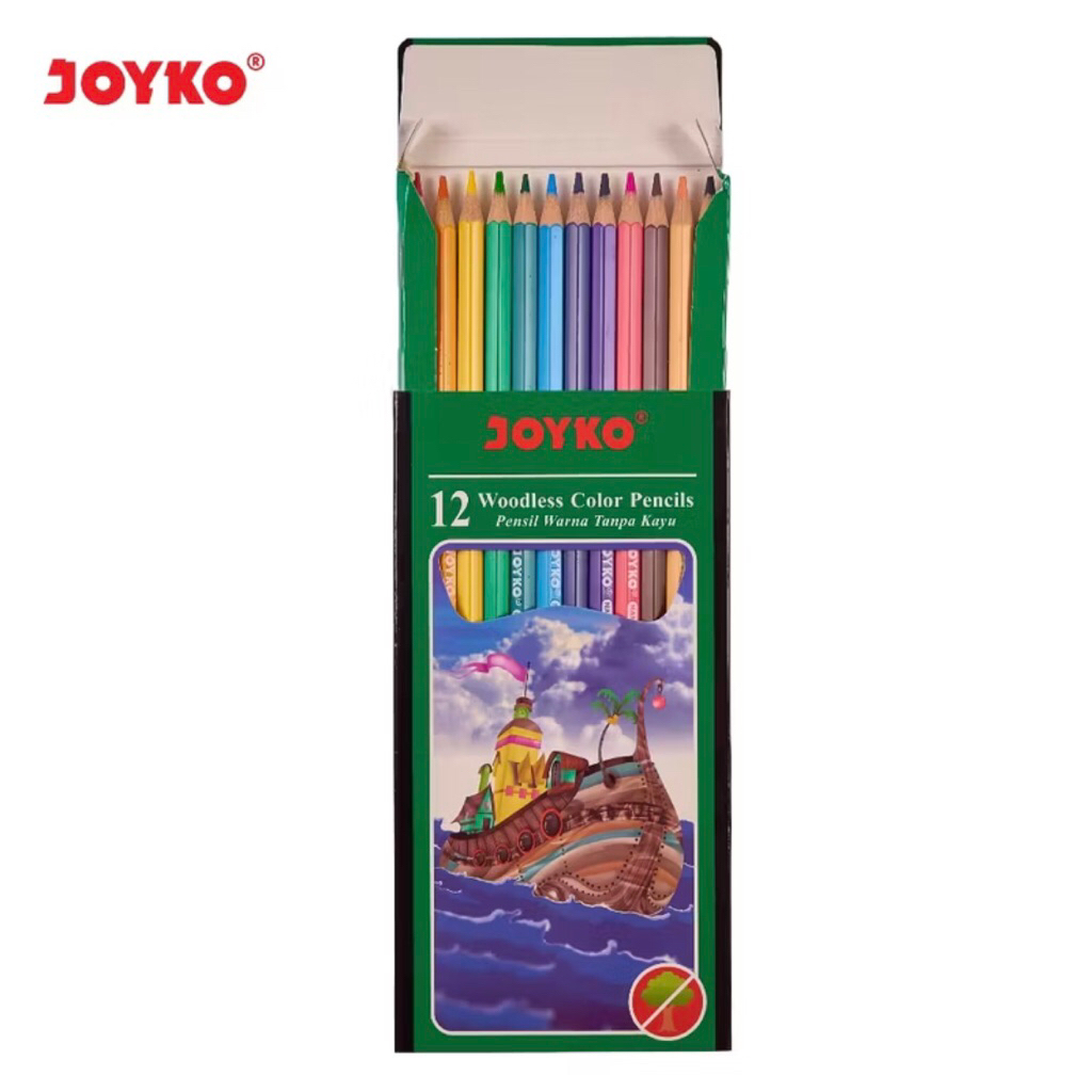 

Pensil Warna Joyko Panjang (12 Warna)