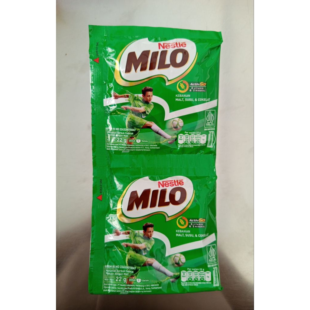 

Milo Coklat renceng 22gr 10 sachet